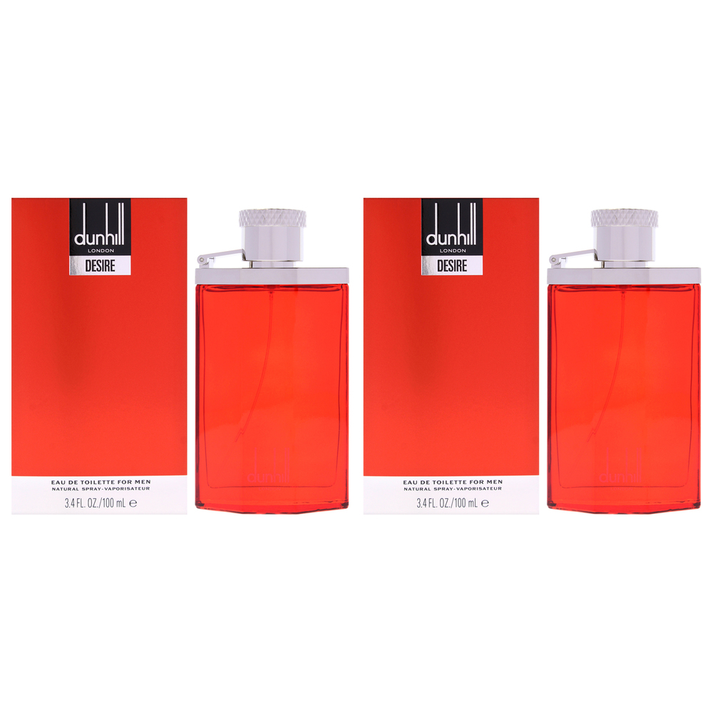 Desire by Alfred Dunhill for Men - 3.4 oz EDT Spray - Pack of 2